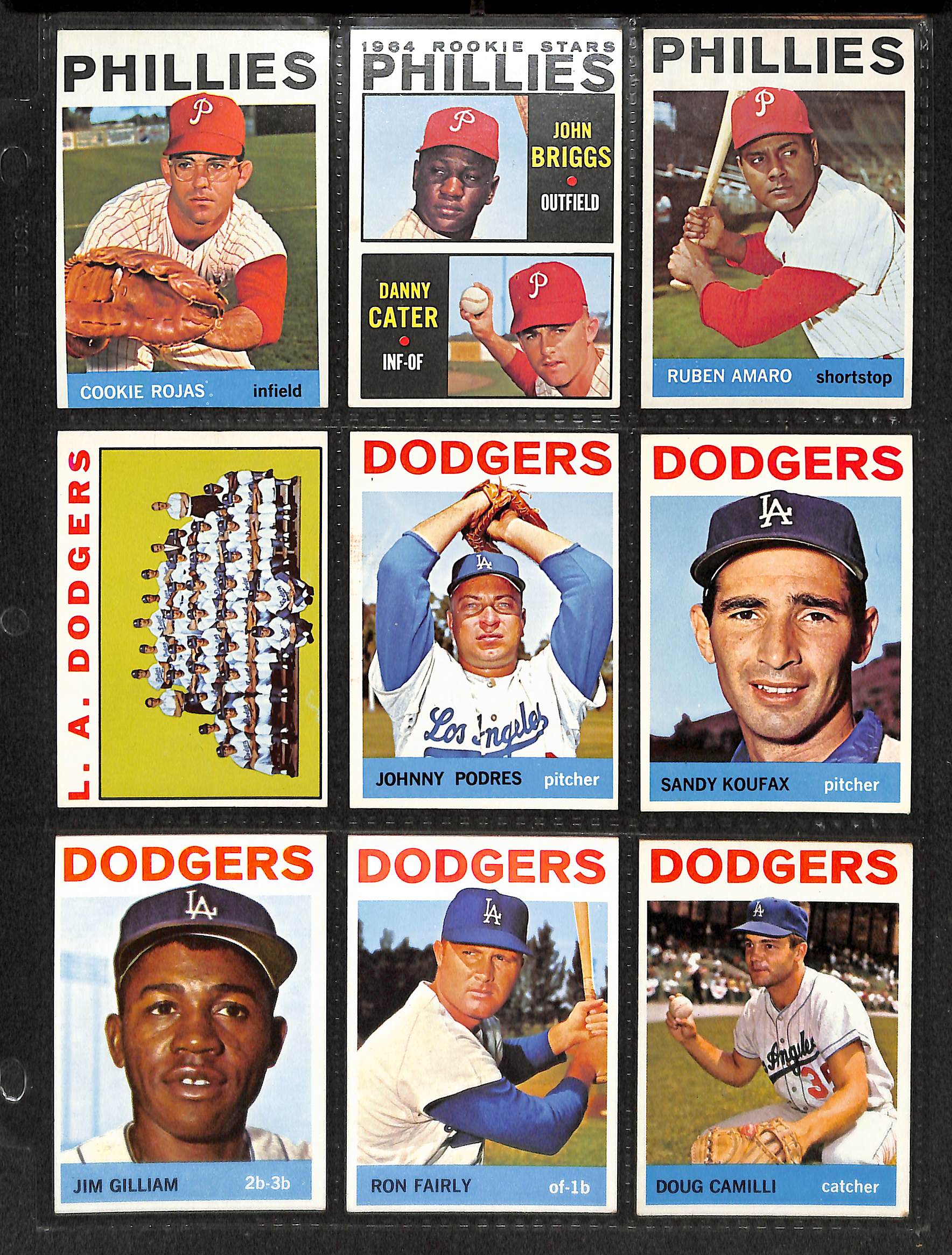 Lot Detail Lot Of Assorted Topps Baseball Card W Koufax