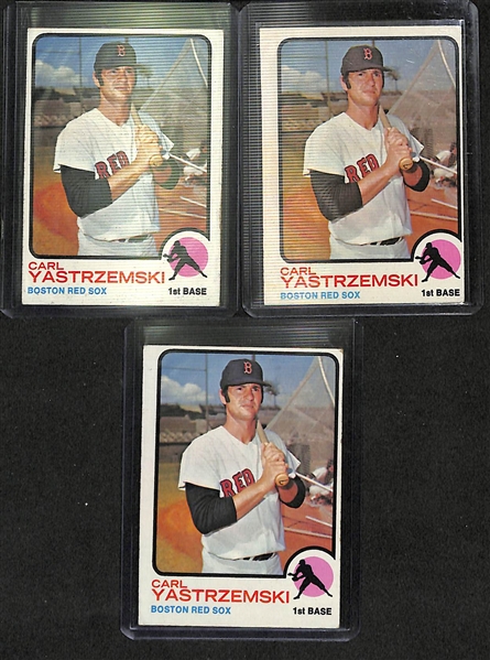 Lot Detail Lot Of 1600 1973 Topps Assorted Baseball Cards W Aaron