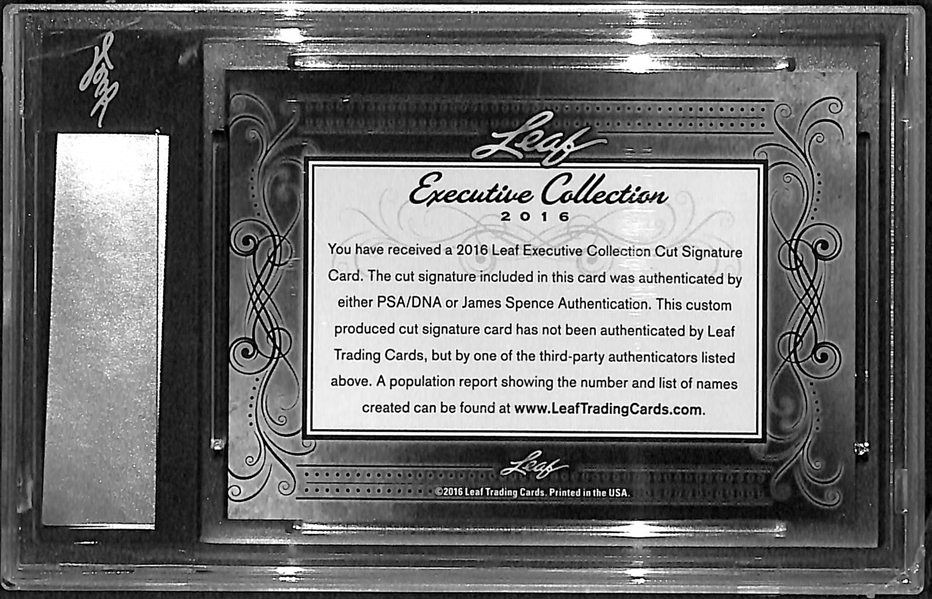 2016 Jimmie Foxx Autograph Leaf Executive Collection 