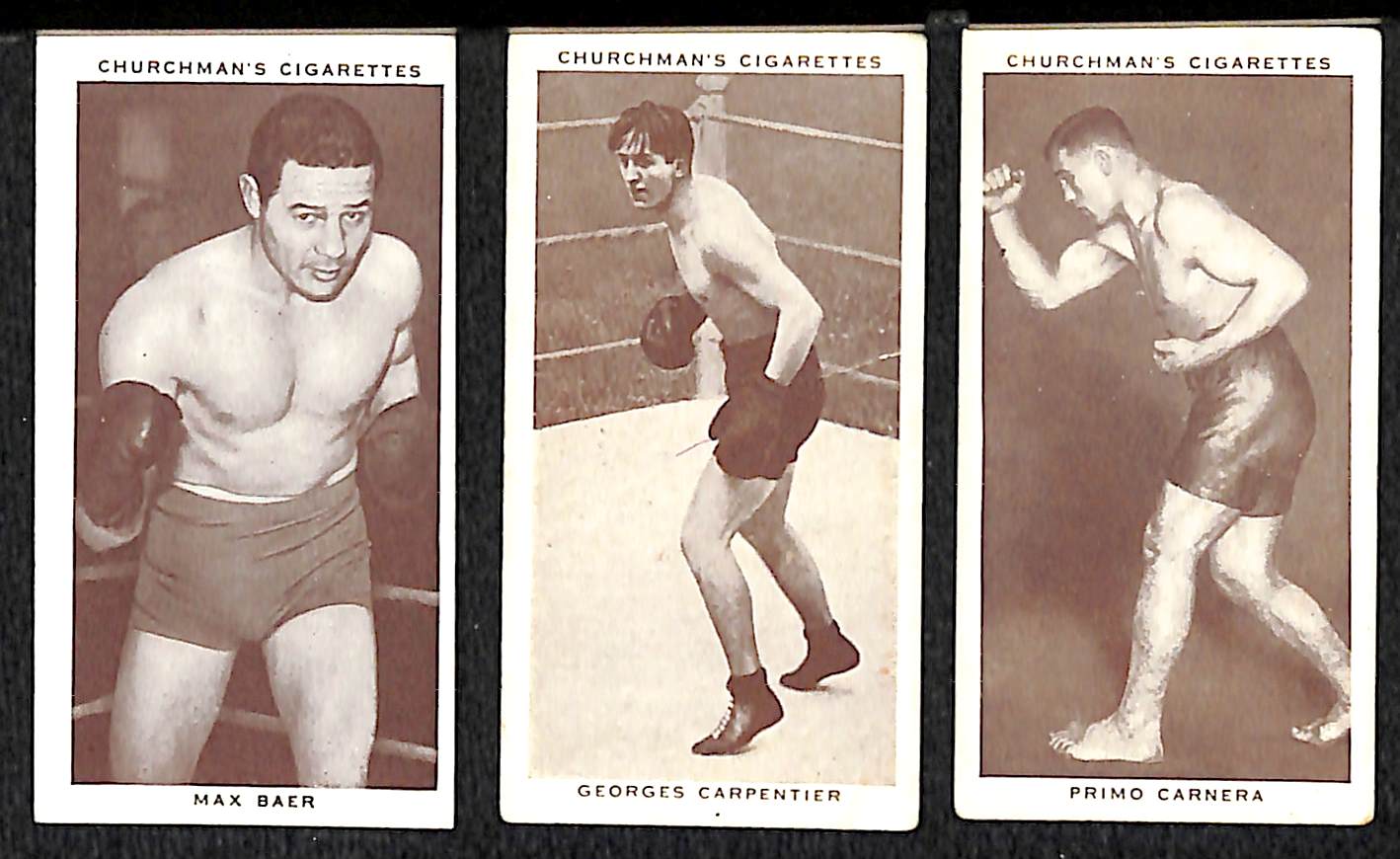 Lot Detail Assorted Lot Of 13 Boxing Cards 1930s 1940s W Max Baer