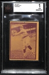 1931 W517 #4 Babe Ruth (Throwing) - BVG 1