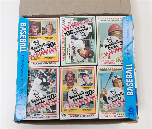 1978 Topps Unopened Baseball Cello Box (BBCE Sealed) w/ 24 Cello Packs