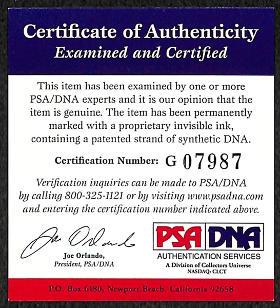 Bobby Orr Signed 8x11 Photo - PSA/DNA COA