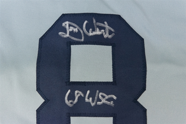 Don Wert Signed Detroit Tigers Style Jersey - JSA - Inscribed 1968 WSC