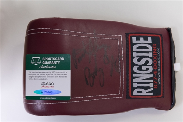 Bobby Cryz Signed Ringside Boxing Glove - SGC