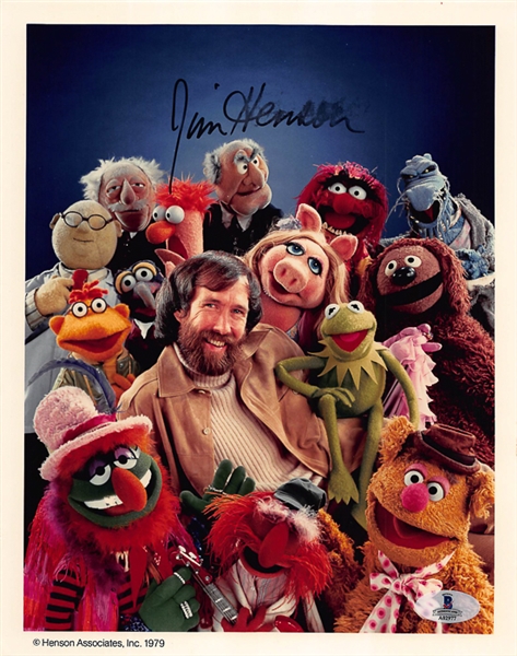 Jim Henson (The Muppets) Signed 8x10 Photo - Beckett LOA