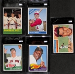 Lot Of 5 Topps BVG Graded Star Cards w. Bombers Best