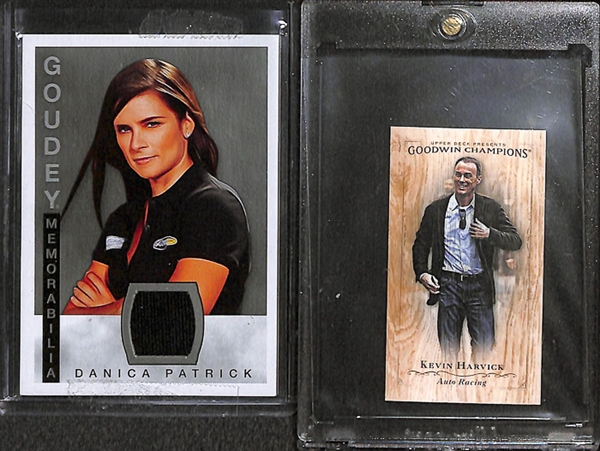 Lot Of 8 NASCAR Autograph/Relic/Numbered Cards w. Danica Patrick