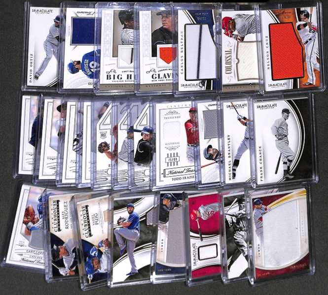 Lot Of 26 National Treasures & Immaculate Cards w. Albert Pujols
