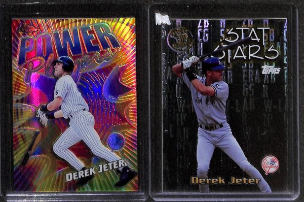 Lot Of 14 Derek Jeter Relic & Insert Cards