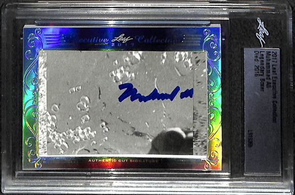 2017 Leaf Executive Collection Muhammad Ali Autograph Card