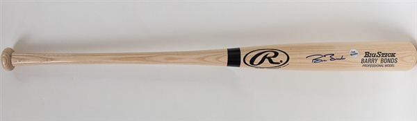 Barry Bonds Signed Rawlings Baseball Bat - Beckett COA