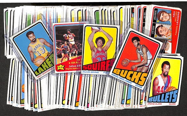 1972-73 Topps Basketball Set with Dr. J's Rookie Card