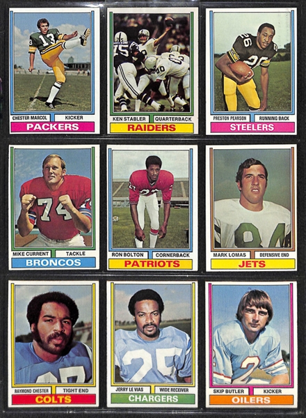 1974 Topps Football Complete Set