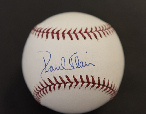 Cal Ripken Jr Signed 8x10 Photo & Paul Blair Signed Baseball
