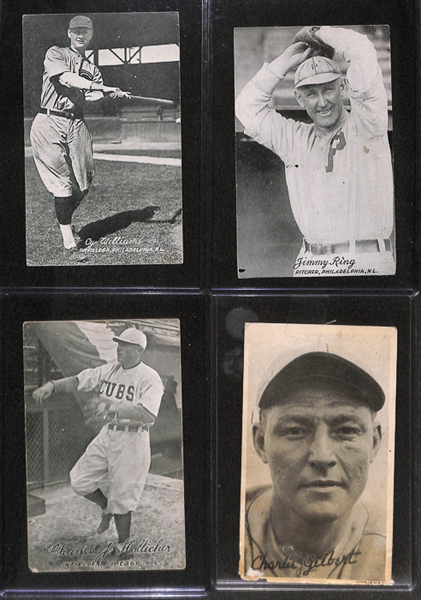 Lot of 3 1921 Exhibit Cards & 1936 Goudey Premium