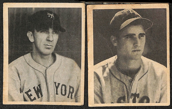 Lot of 8 1939 Playball Cards w. Carl Hubbell & Bobby Doerr