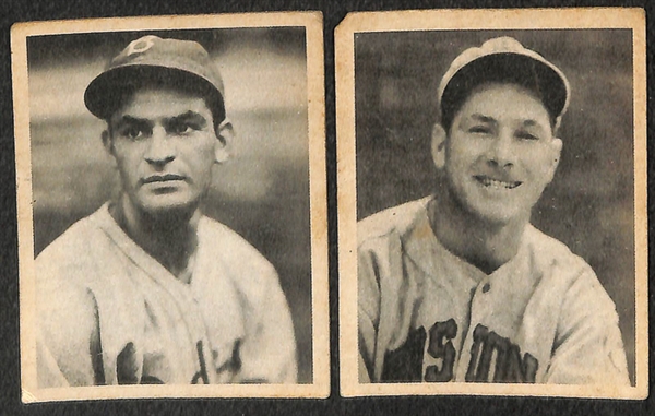 Lot of 8 1939 Playball Cards w. Carl Hubbell & Bobby Doerr