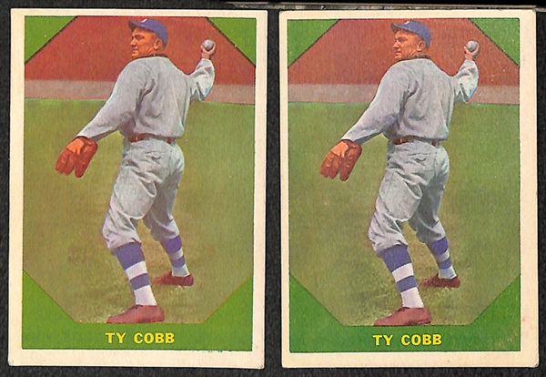 Assortment of Baseball Topps Inserts & Fleer Cards from 1960-1969 w. Cobb