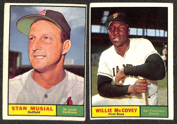 Lot of 110 - 1961 Topps Baseball Cards w. Sandy Koufax x2