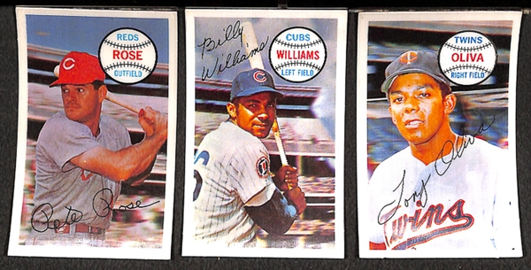 Lot of 44 - Kellogg's Baseball Cards from 1970-1980 w. Pete Rose