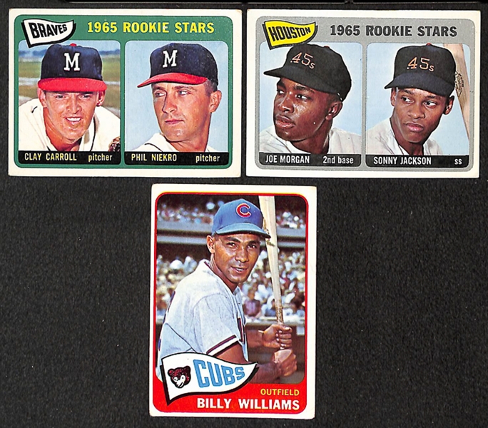 Assorted Lot of 300+ 1965 Topps Baseball Cards w. Hank Aaron