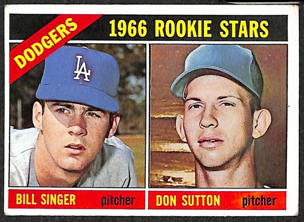 Assorted Lot of 550+ 1966 & 1967 Topps Baseball Cards w. Don Sutton Rookie Card