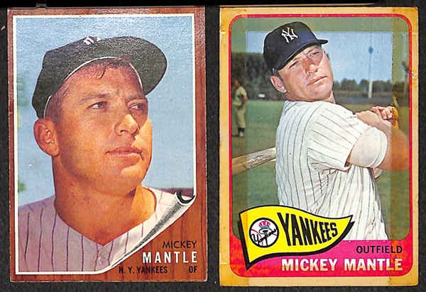 Lot Of 13 Mickey Mantle & Roger Maris Cards & Coins