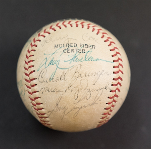 1970s-80s Phillies Team Signed Baseball w. Steve Carlton