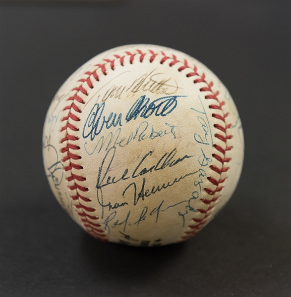 1988 Phillies Dream Week Camp Team Signed Baseball w. Richie Ashburn