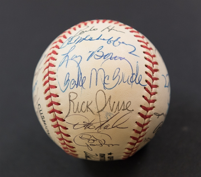 1991 Phillies Dream Week Camp Team Signed Baseball w. Richie Ashburn
