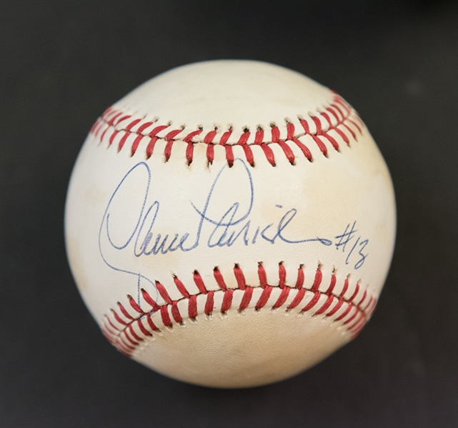 Lot Of 3 Signed Baseballs w. Clark & Gooden