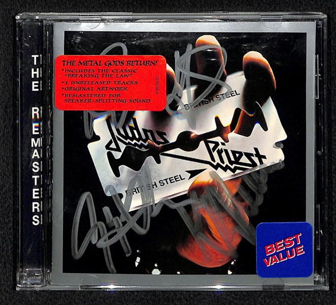 Judas Priest Band Signed CD - JSA LOA