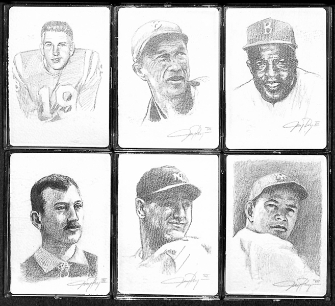 Lot Of 32 Baseball Inserts/Signed/Sketch Cards w. Ripken & Ichiro