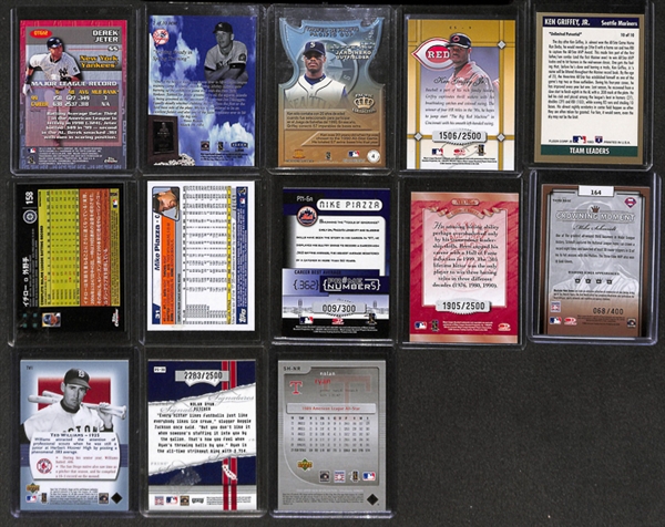Lot Of 300+ Baseball Inserts/Stars/Rookie Cards w. Jeter & Mantle