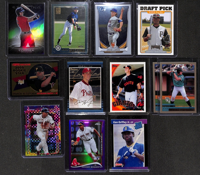 Lot Of 250+ Baseball Rookie & Insert Cards w. Ichiro & Correa