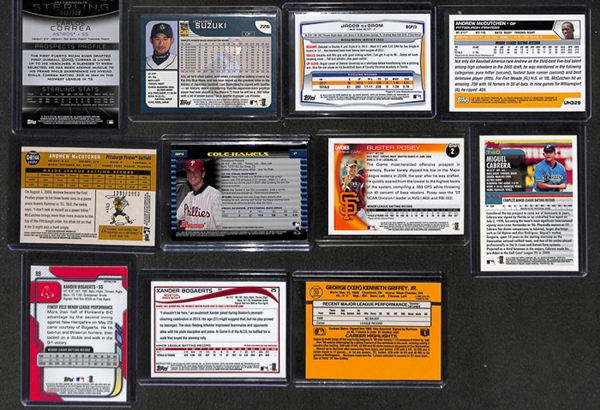 Lot Of 250+ Baseball Rookie & Insert Cards w. Ichiro & Correa