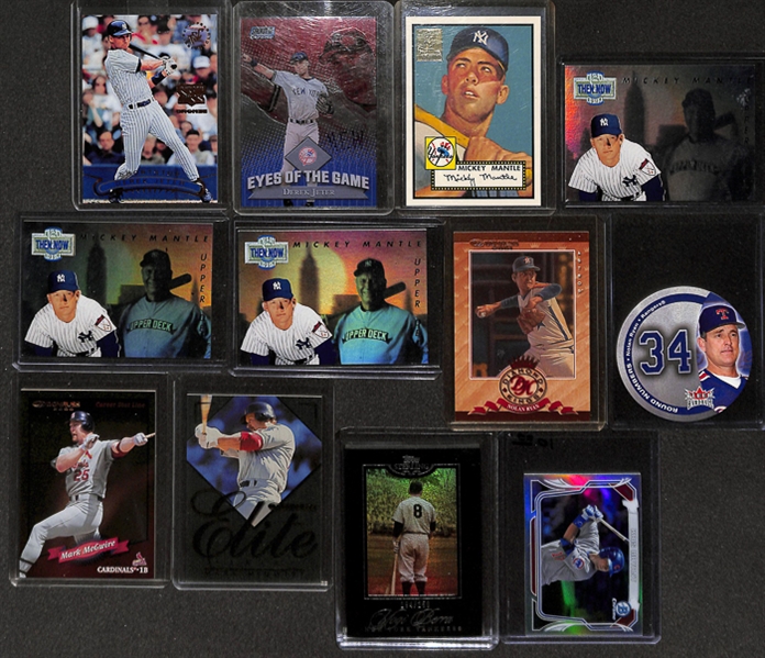 Lot Of 300+ Baseball Inserts & Star Cards w. Jeter & Trout