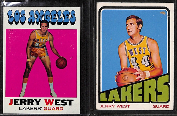 Lot of 200 Basketball 1970's Cards w. Chamberlain & Maravich