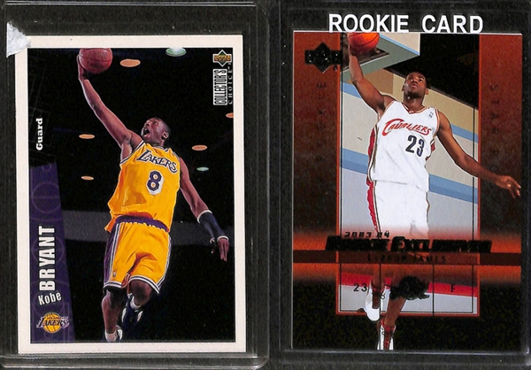 Lot of 250+ Basketball Rookie Cards w. Pippen & Bryant