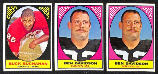 Lot of 196 1966-1967 Topps Football Cards w. Len Dawson