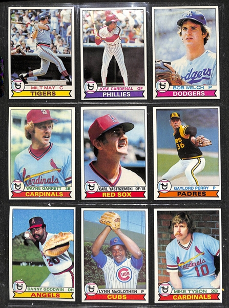 1979 Topps Baseball Complete Set w. Ozzie Smith Rookie Card