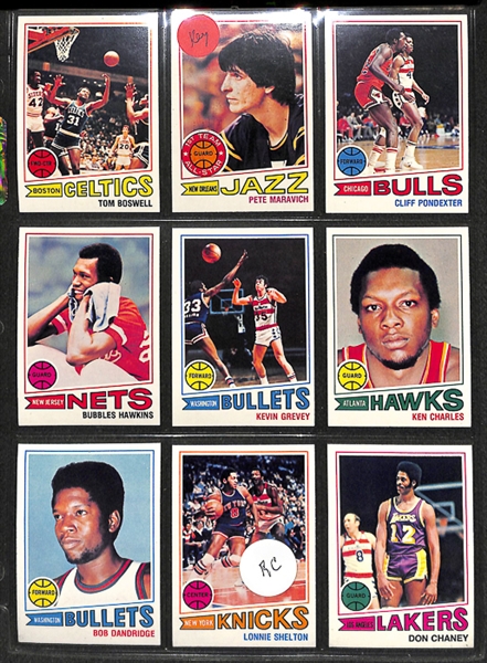 Lot of 2 Topps Basketball Complete Sets - 1977-78 & 1978-79