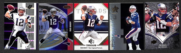 Lot Of 400+ Assorted Tom Brady Base & Insert Cards