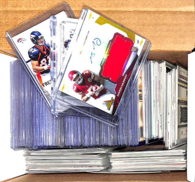 Lot Of 180 Football Autograph Cards w. Aaron Murray 