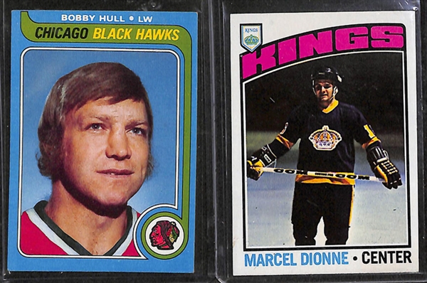 Lot Of 52 Hockey Stars 1970-80s w. 1979-80 Bobby Hull