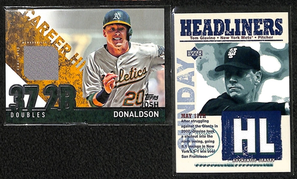 Lot Of 225+ Assorted Baseball Relic cards w. Donaldson/Yount/Cabrera
