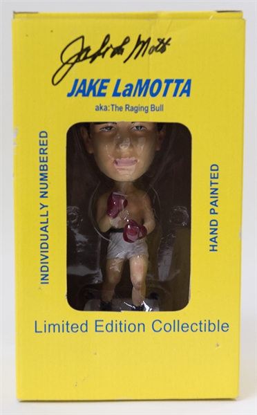 Jake LaMotta Signed Limited Edition Bobble Head