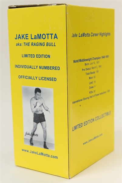Jake LaMotta Signed Limited Edition Bobble Head