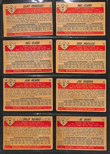 Lot of 32 - 1953 Bowman Baseball Cards w. Eddie Joost